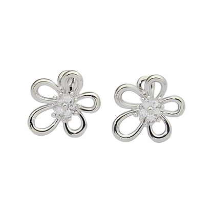 [Noble Aura jewelry] FLOWERLACE EARRING 5 DIAMONDS