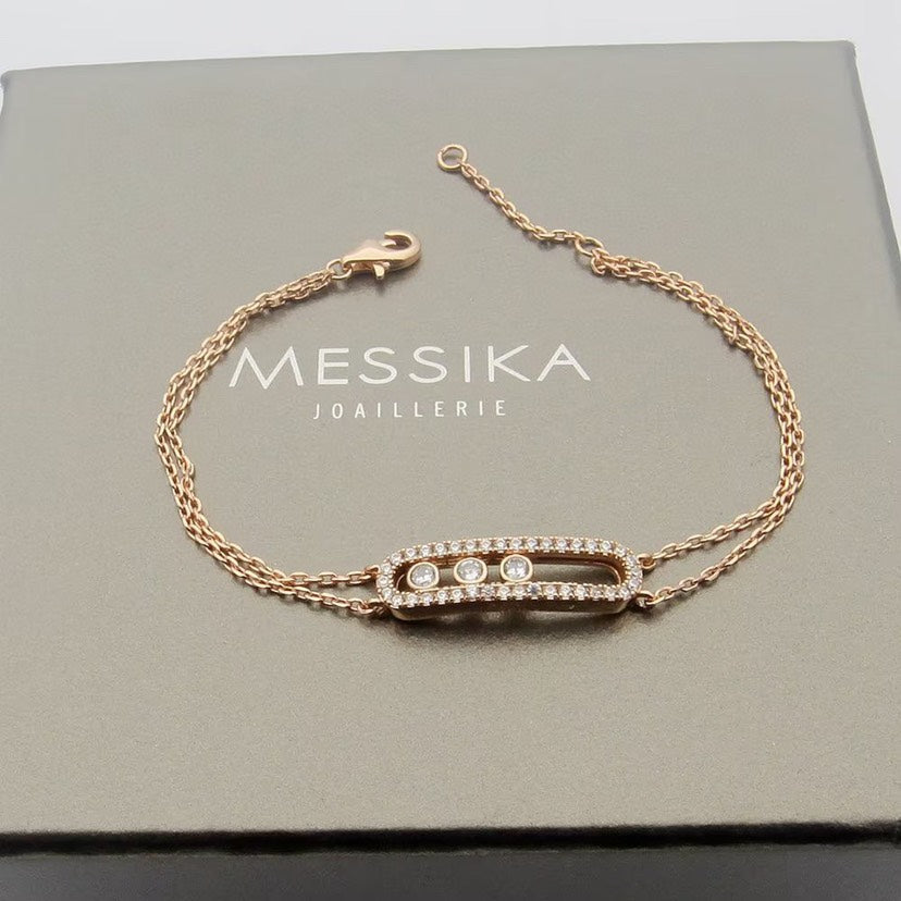 [Noble Aura jewelry] Move Classique pavé bracelet