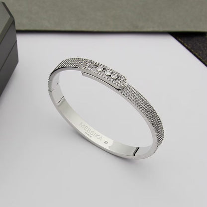 [Noble Aura jewelry]Move Noa Full Pavé Diamond Bangle Bracelet