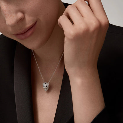 [Noble Aura jewelry]PANTHERE FULL DIAMOND NECKLACE