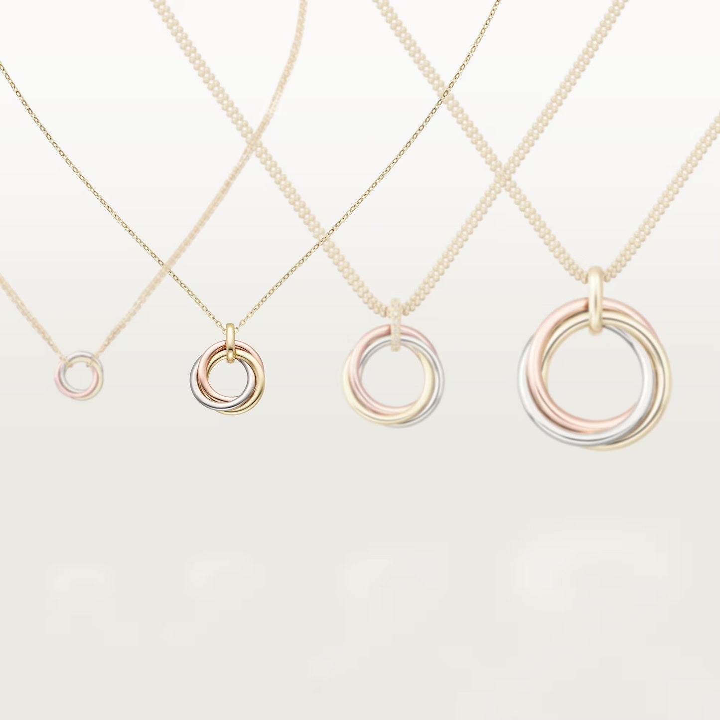 [Noble Aura jewelry]TRINITY SMALL NECKLACE