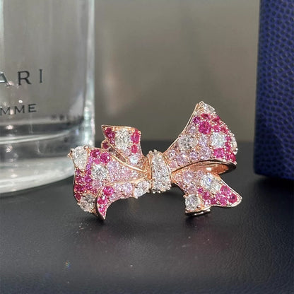 Pink Bow Ring
