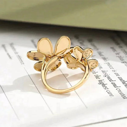 [Noble Aura jewelry]CLOVER COMOS GOLD DIAMOND RING