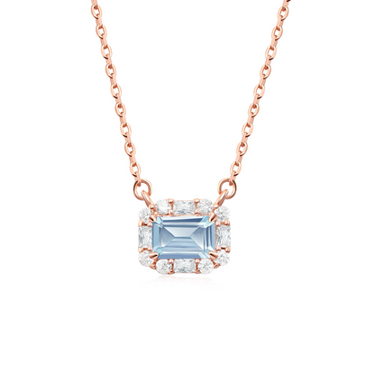 Natural Aquamarine Elsa Necklace