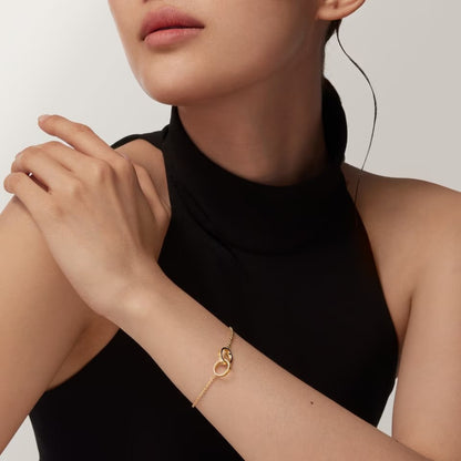 [Noble Aura jewelry]LOVE BRACELET DOUBLE RING