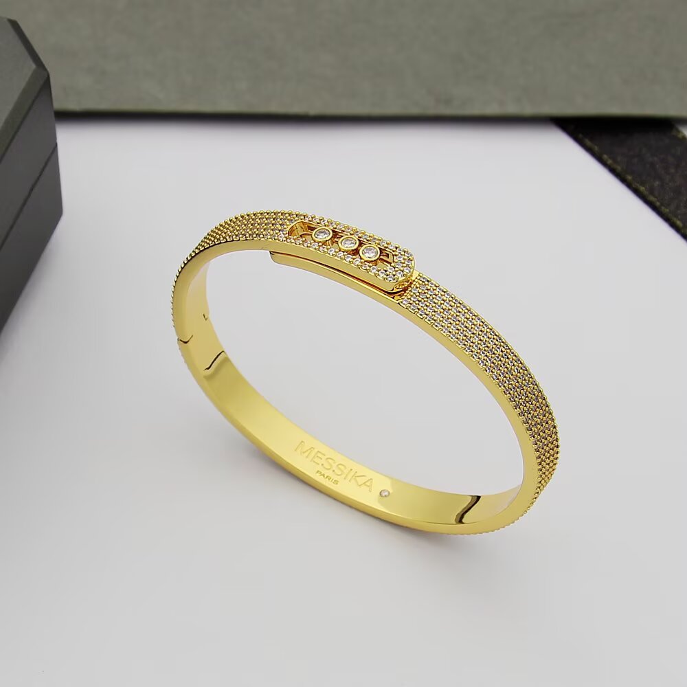[Noble Aura jewelry]Move Noa Full Pavé Diamond Bangle Bracelet