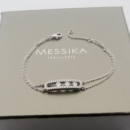 [Noble Aura jewelry] Move Classique pavé bracelet