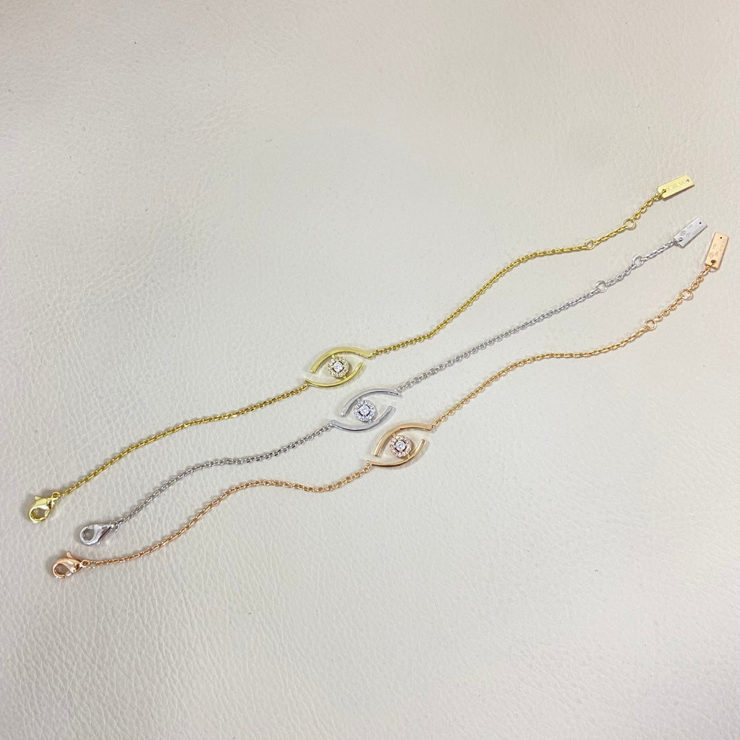[Noble Aura jewelry]Lucky Eye Pave-Set Diamond Bracelet
