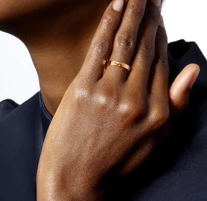 [Noble Aura jewelry]ALLIANCE LIENS VIDENCE 3MM RING