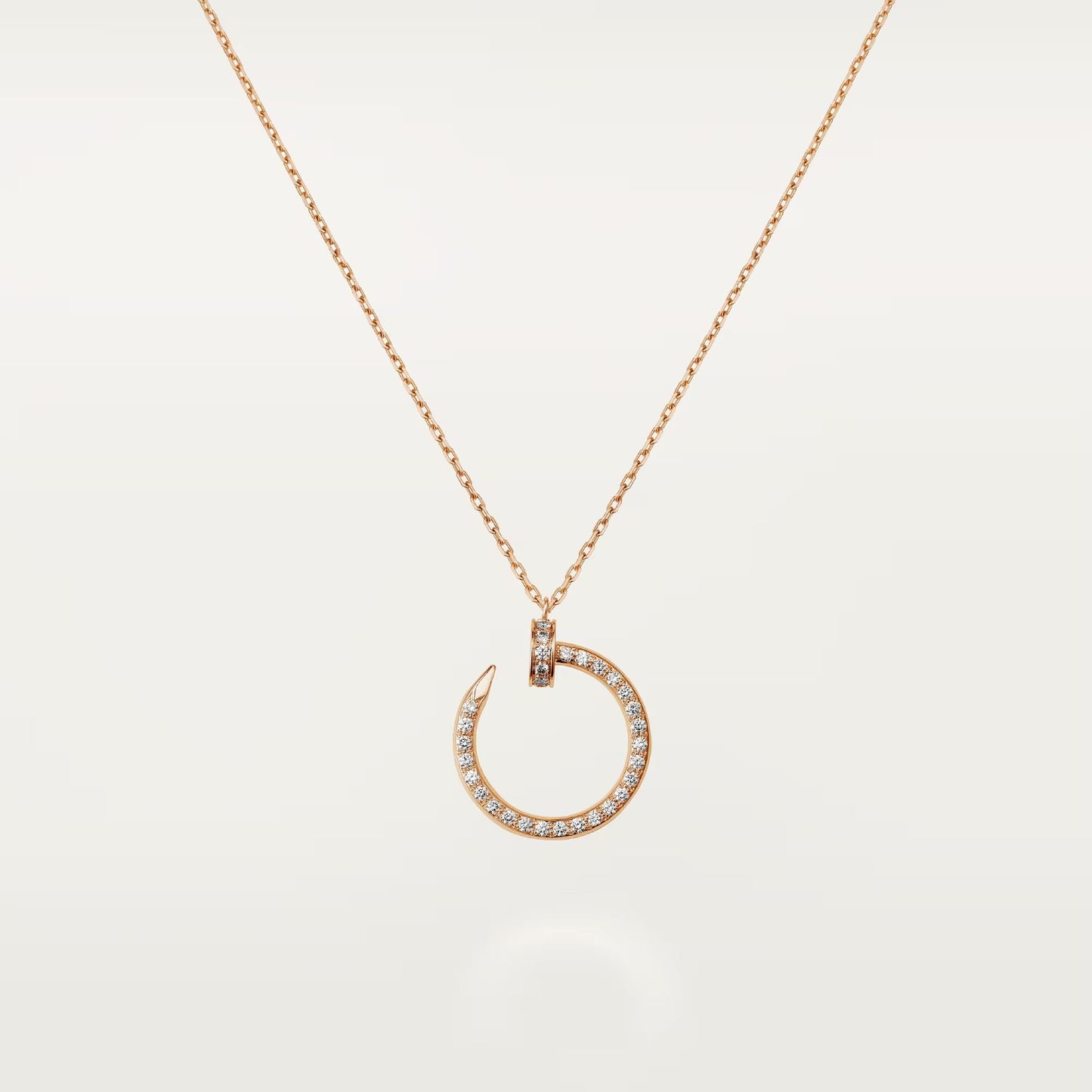 [Noble Aura jewelry]JUSTE NECKLACE FULL DIAMOND