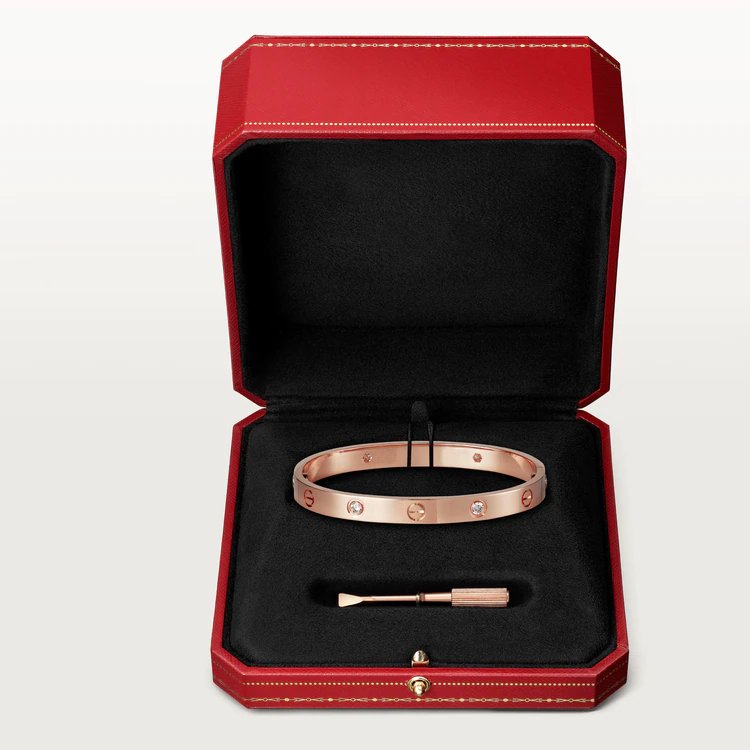 [Noble Aura jewelry]LOVE BRACELET 6.1MM 4 DIAMONDS