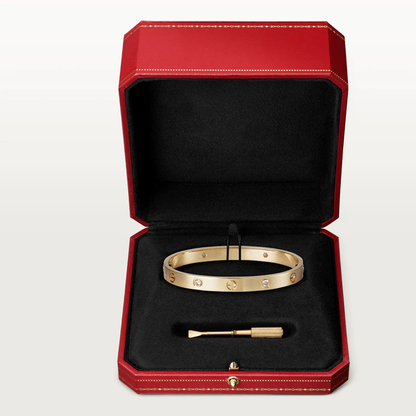 [Noble Aura jewelry]LOVE BRACELET 6.1MM 4 DIAMONDS