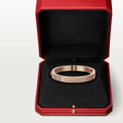 [Noble Aura jewelry]LOVE BRACELET 6.1MM DIAMOND-PAVED