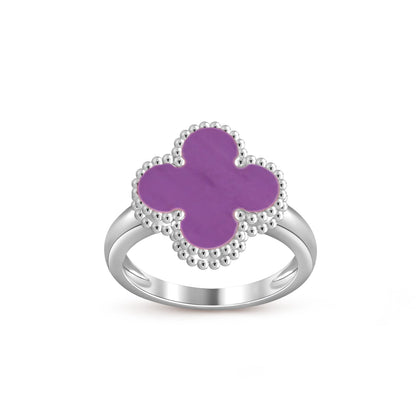 [Noble Aura jewelry]CLOVER SILVER RING COLLECTION