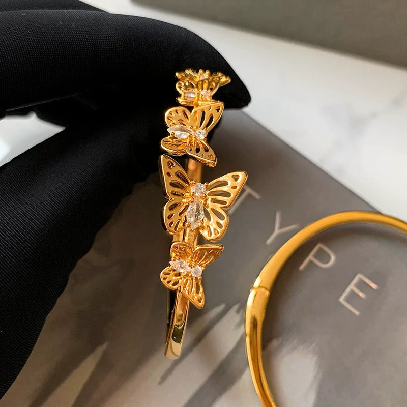 Gold Butterfly Bracelet