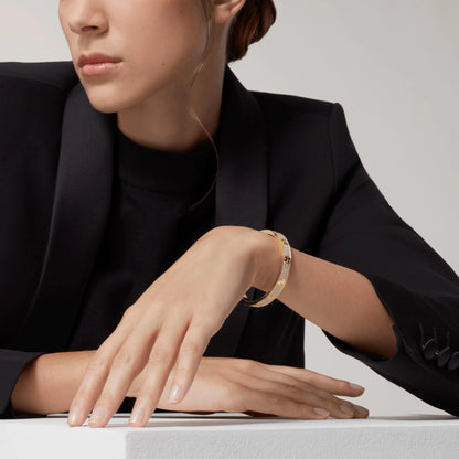 [Noble Aura jewelry]LOVE BRACELET 6.1MM DIAMOND-PAVED