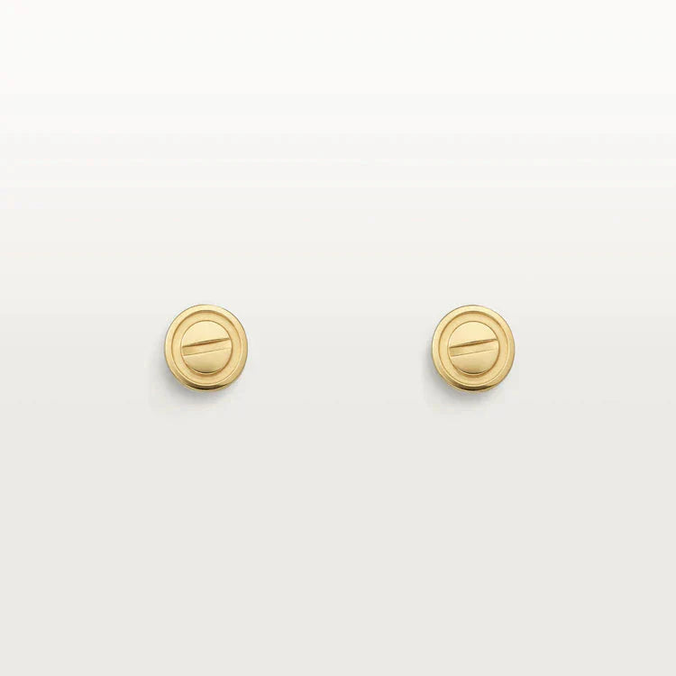 [Noble Aura jewelry]LOVE EARRINGS GOLD 10MM