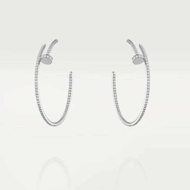 [Noble Aura jewelry]JUSTE EARRINGS FULL DIAMONDS 1.8MM