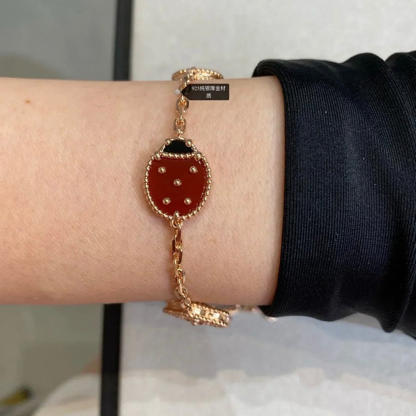 [Noble Aura jewelry]LUCKY SPRING 5 MOTIF BRACELET