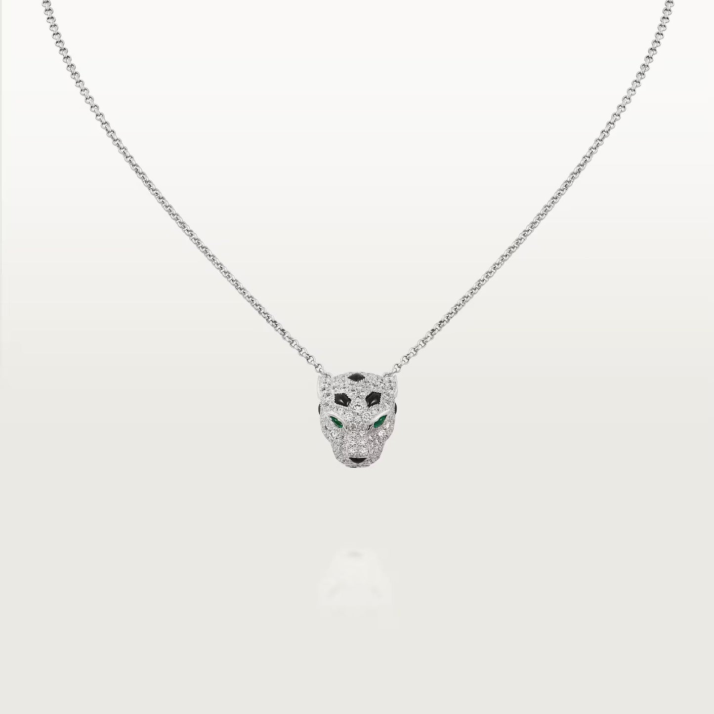 [Noble Aura jewelry]PANTHERE FULL DIAMOND NECKLACE