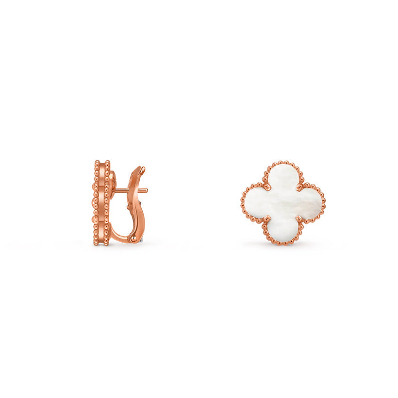 [Noble Aura jewelry]CLOVER 15MM MOP EARRINGS COLLECTION