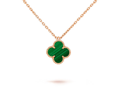 [Noble Aura jewelry]CLOVER MINI 9.5MM CARNELIANS NECKLACE COLLECTION