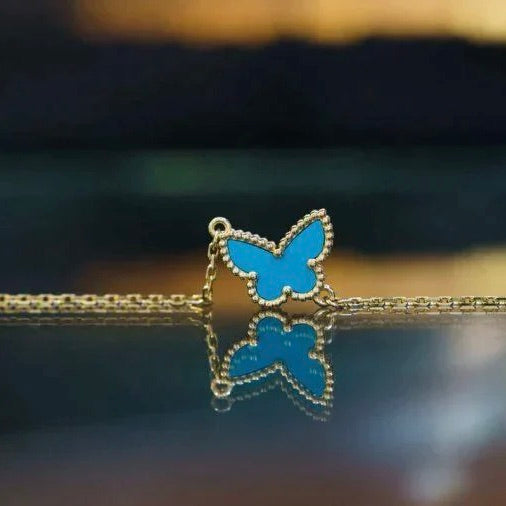 [Noble Aura jewelry]BUTTERFLY TURQUOISE BUTTERFLY BRACELET