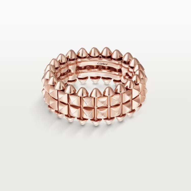[Noble Aura jewelry]CLASH 9.2MM DOUBLE ROW RING