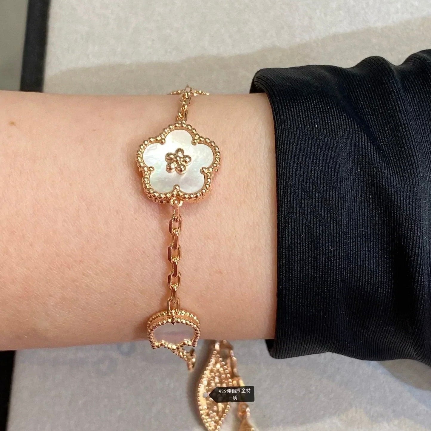 [Noble Aura jewelry]LUCKY SPRING 5 MOTIF BRACELET