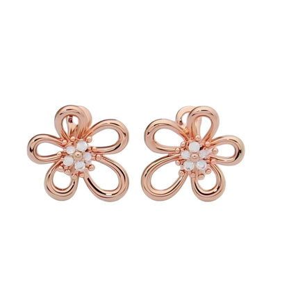 [Noble Aura jewelry] FLOWERLACE EARRING 5 DIAMONDS
