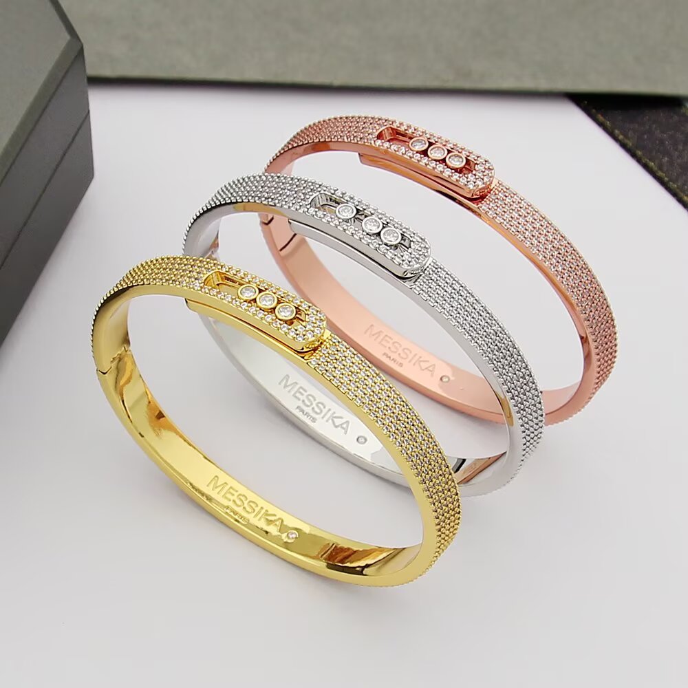 [Noble Aura jewelry]Move Noa Full Pavé Diamond Bangle Bracelet