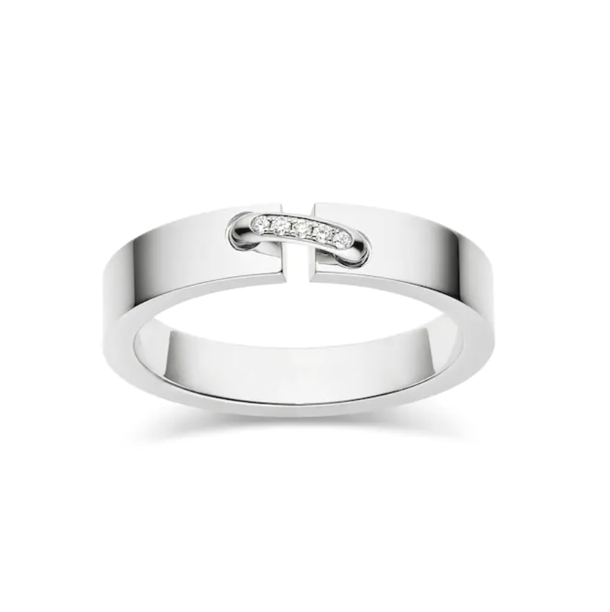 [Noble Aura jewelry]ALLIANCE LIENS VIDENCE DIAMOND 4MM RING