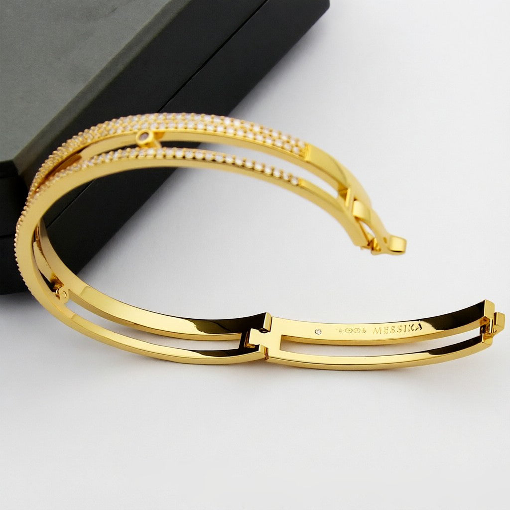[Noble Aura jewelry]Move Romane pavé bangle