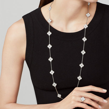 [Noble Aura jewelry]CLOVER 20 MOTIFS  LASER SILVER