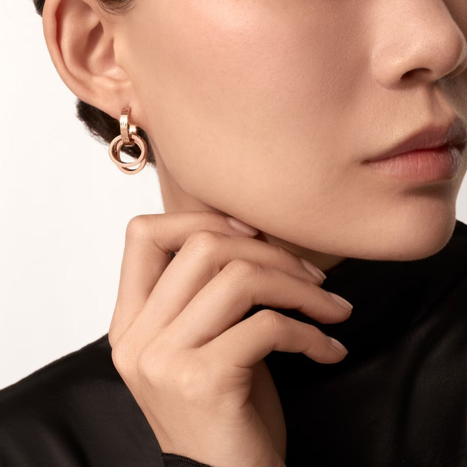 [Noble Aura jewelry]LOVE 3.3MM DANGLE EARRINGS