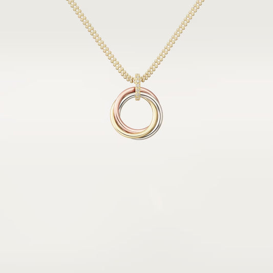 [Noble Aura jewelry]TRINITY MEDIUM  DIAMONDS NECKLACE