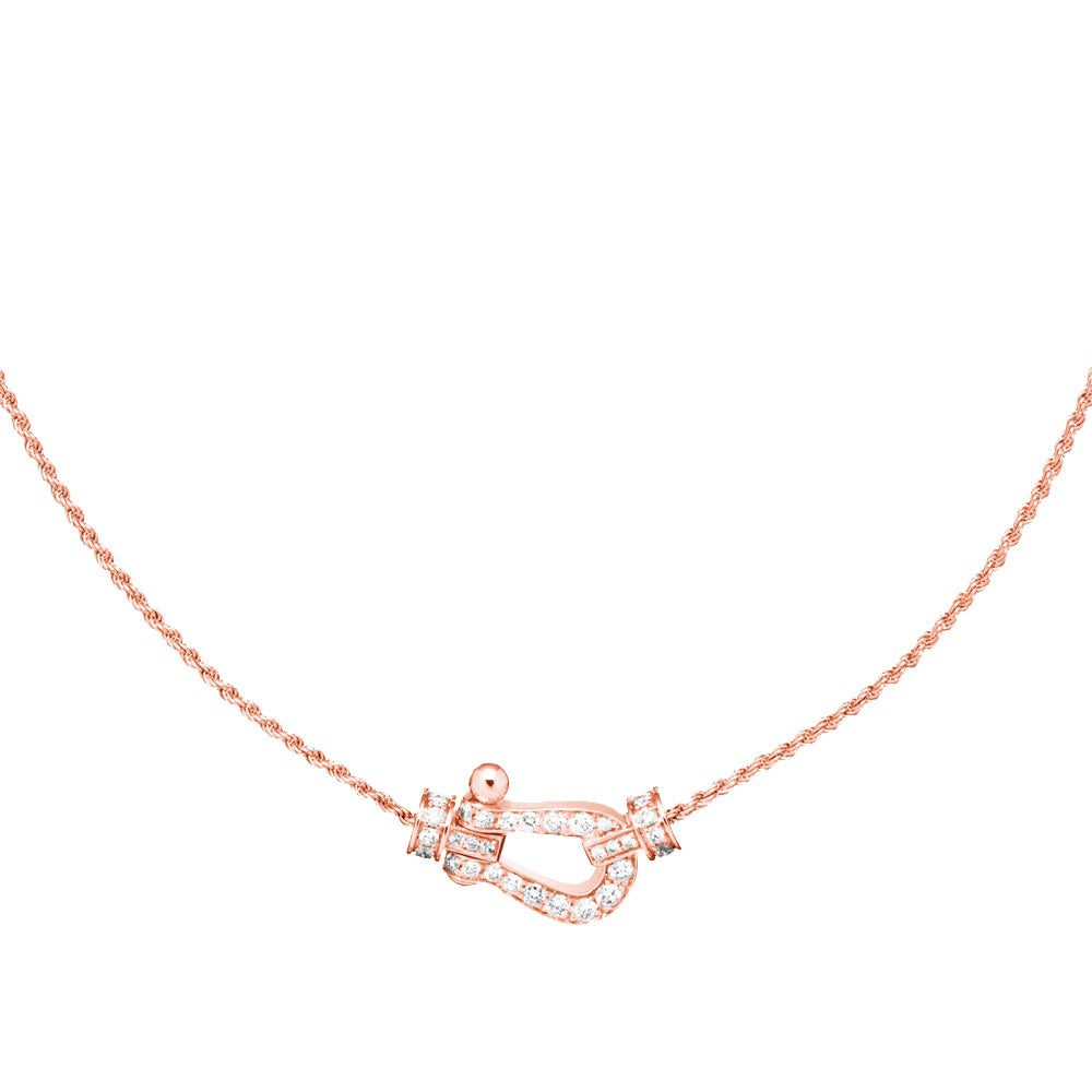 [Noble Aura jewelry]FORCE 10 PINK GOLD DIAMOND NECKLACE