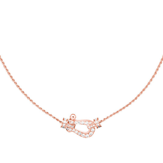 [Noble Aura jewelry]FORCE 10 PINK GOLD DIAMOND NECKLACE