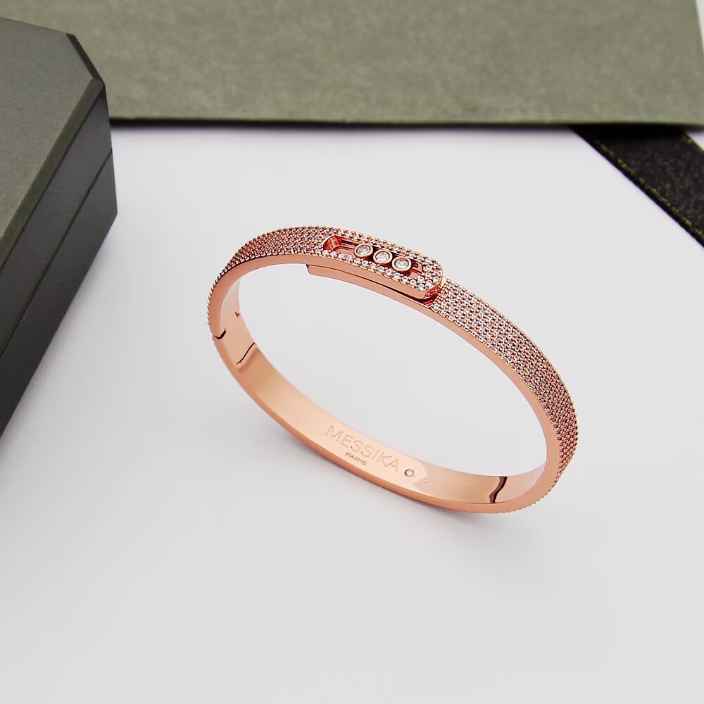 [Noble Aura jewelry]Move Noa Full Pavé Diamond Bangle Bracelet
