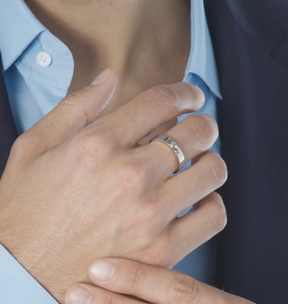 [Noble Aura jewelry]ALLIANCE LIENS VIDENCE 4MM RING