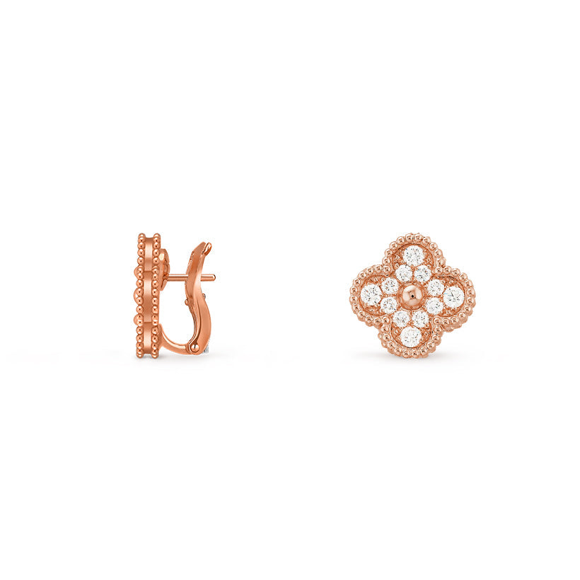 [Noble Aura jewelry]CLOVER 15MM MOP EARRINGS COLLECTION