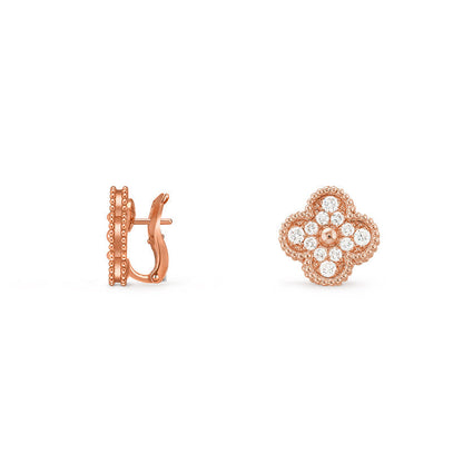 [Noble Aura jewelry] CLOVER 15MM MOP EARRINGS COLLECTION