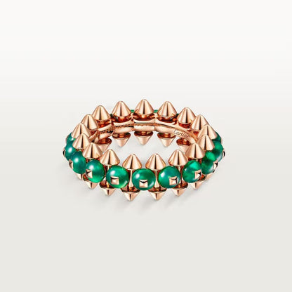 [Noble Aura jewelry]CLASH 7.9MM AGATE CHALCEDONY RING