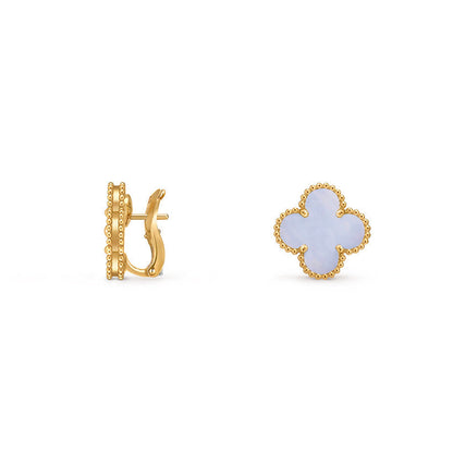 [Noble Aura jewelry]CLOVER 15MM MOP EARRINGS COLLECTION