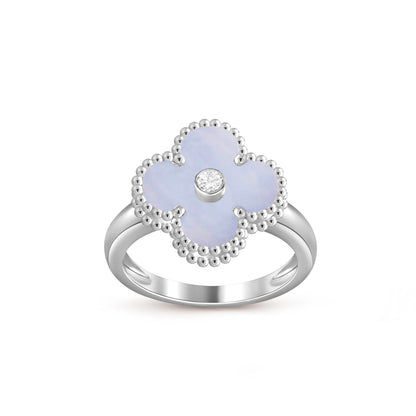 [Noble Aura jewelry]CLOVER SILVER DIOMND RING COLLECTION