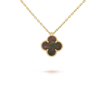 [Noble Aura jewelry]CLOVER MINI 9.5MM CARNELIANS NECKLACE COLLECTION