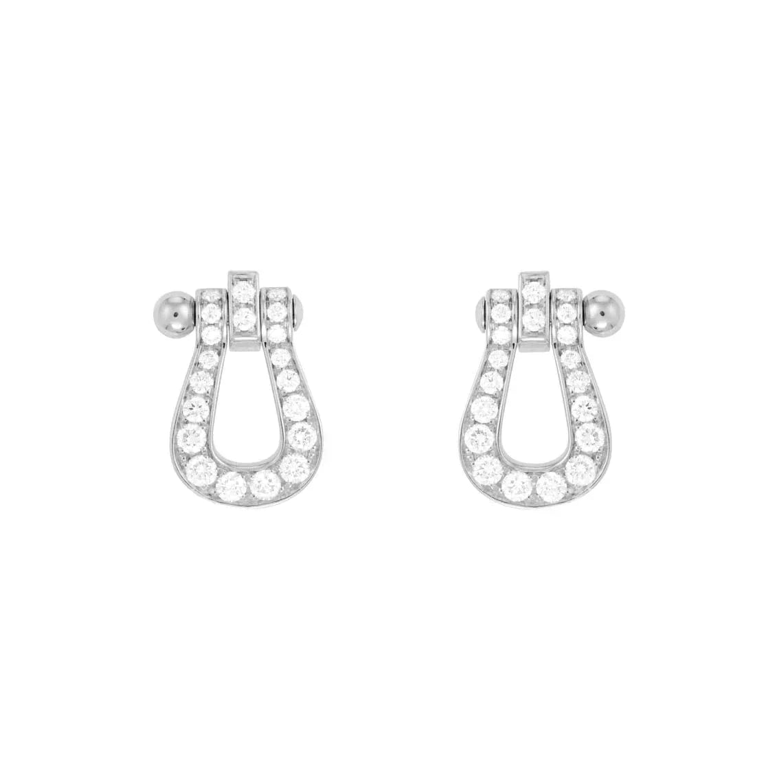 [Noble Aura jewelry]FORCE 10 FULL DIAMOND STUD EARRINGS MINI MODEL