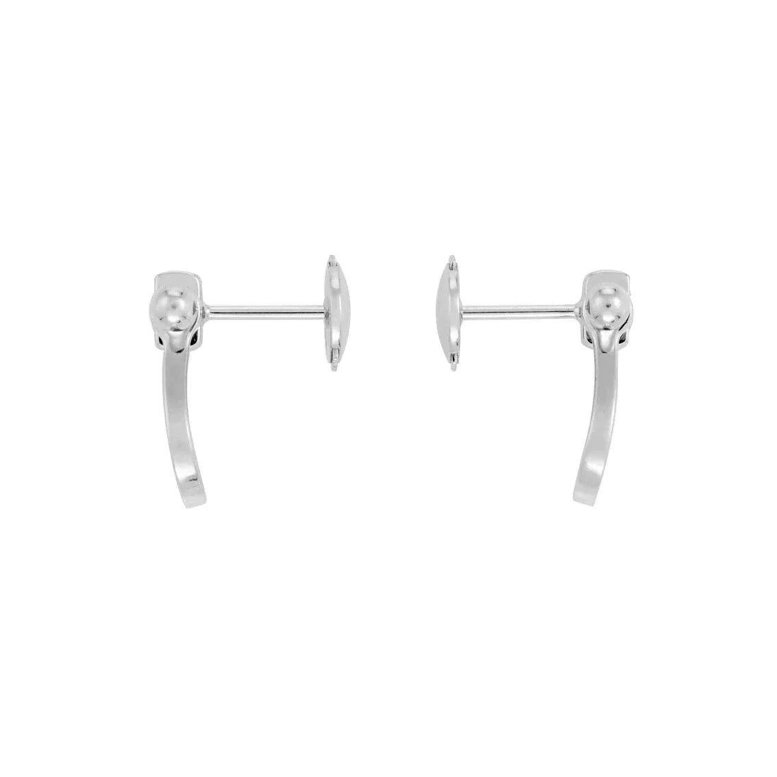 [Noble Aura jewelry]FORCE 10 FULL DIAMOND STUD EARRINGS MINI MODEL