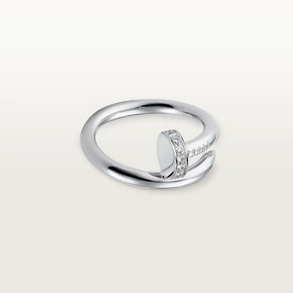 [Noble Aura jewelry]JUSTE RING 2.6MM HALF DIAMOND