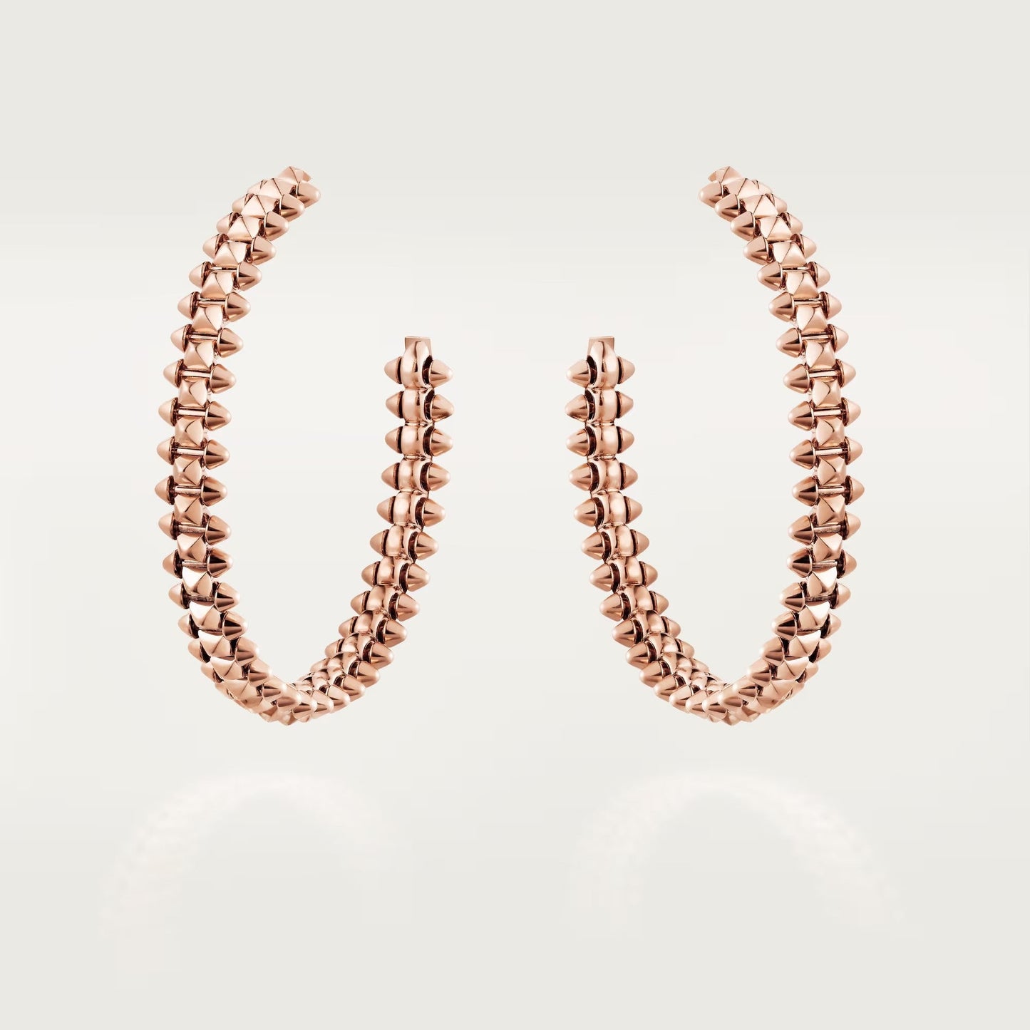 [Noble Aura jewelry]CLASH HOOP LARGE EARRINGS